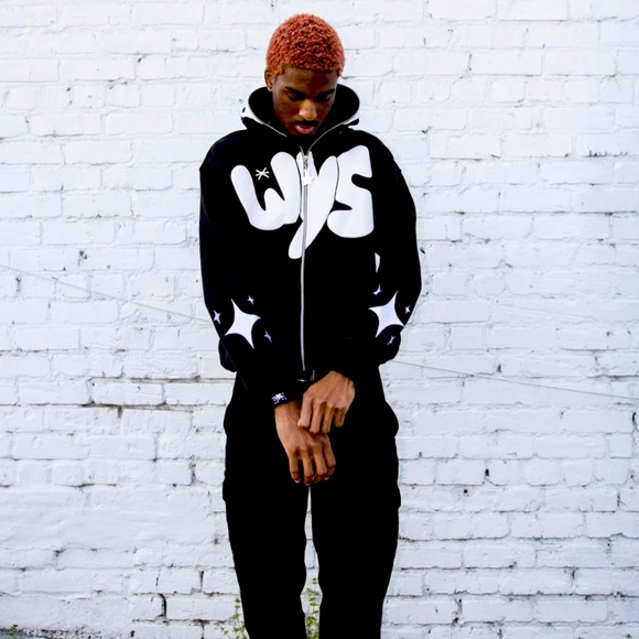 WYS Y2K Star Zip Hoodie new - Picture 1 of 4